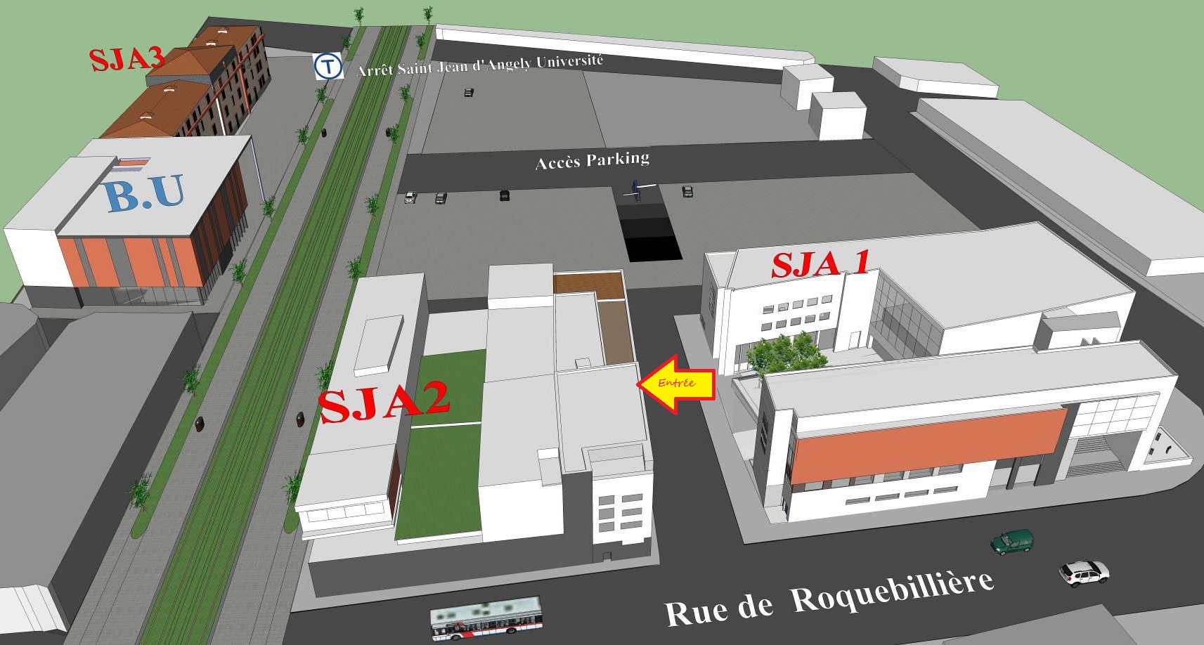 plan campus SJA