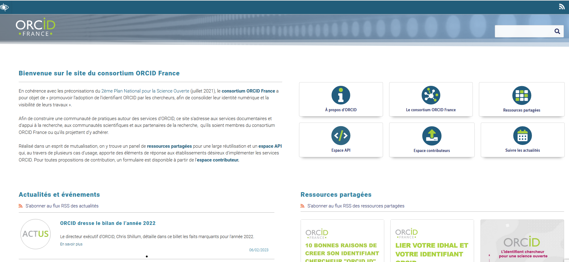 PUBLIER2023 62 ORCID FRANCE